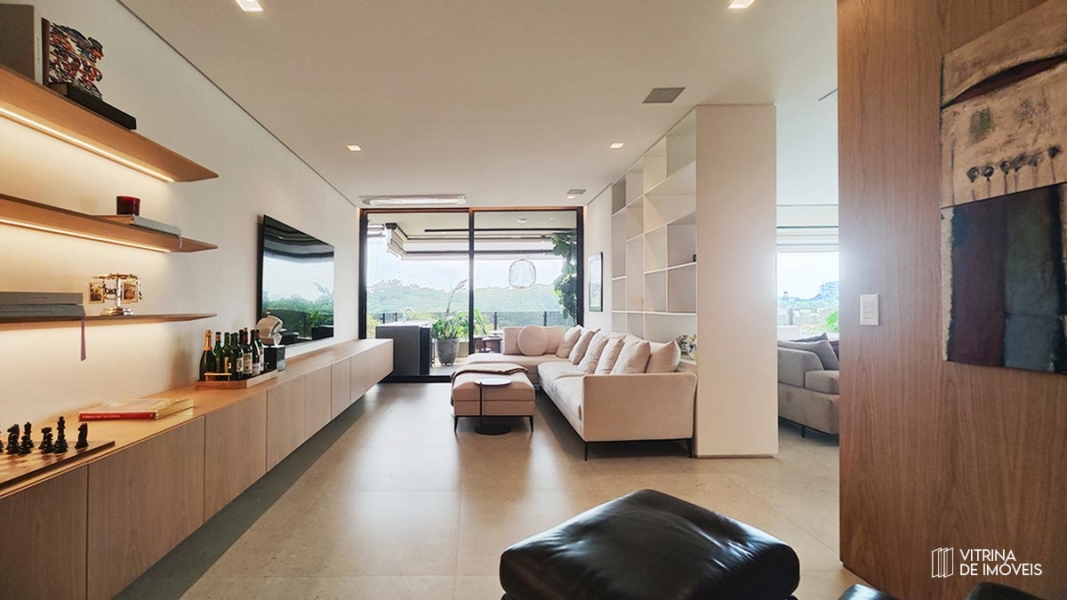 Home Theater em Apartamento à Venda no Edifício Honfleur Real Parque.